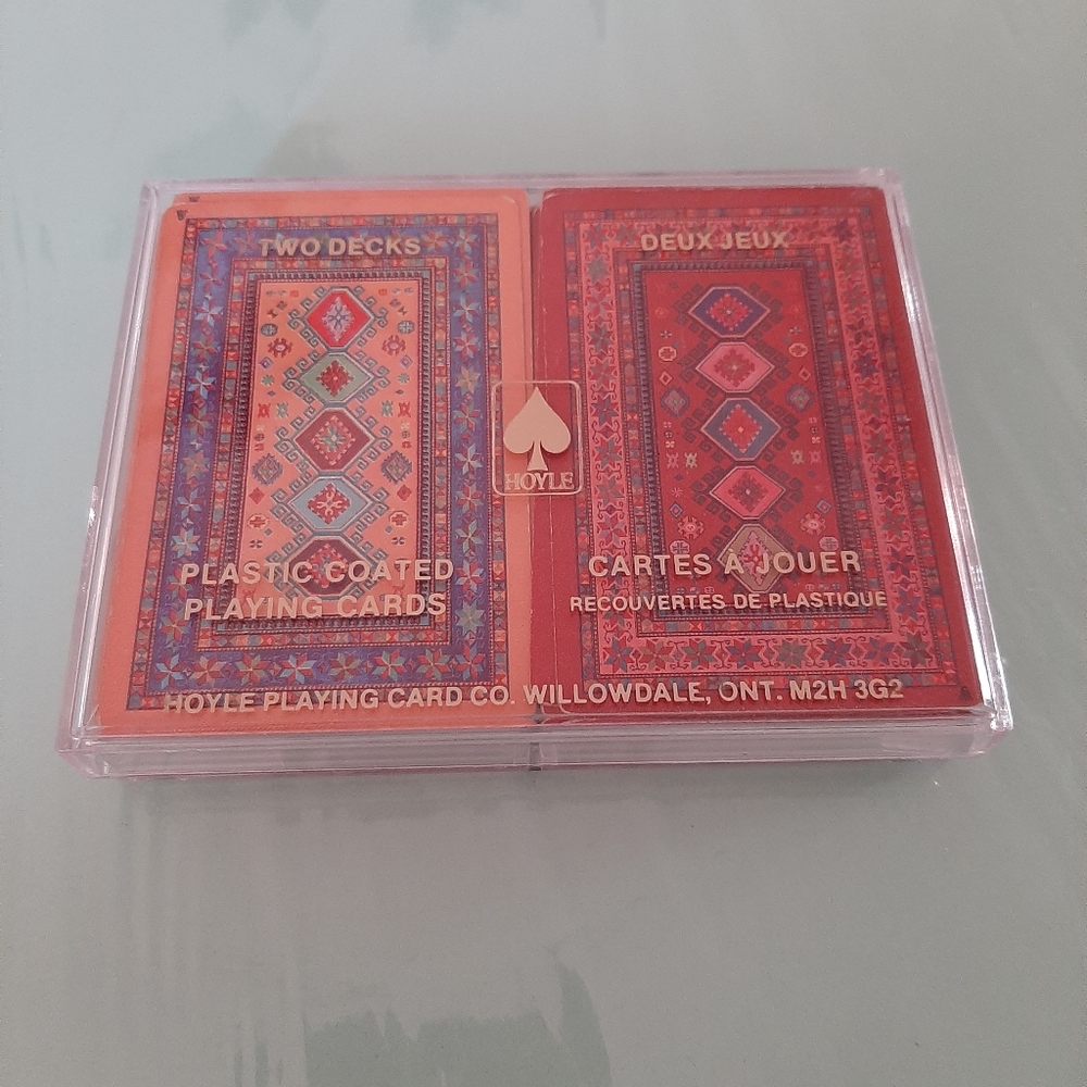 VNT Hoyle Geometric Playing Cards - Two Decks